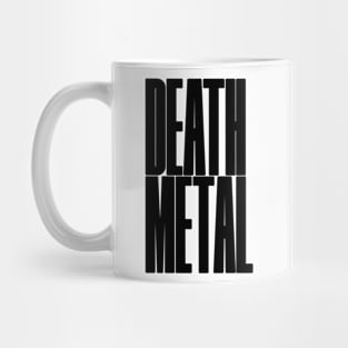 Death Metal bold logo design Mug